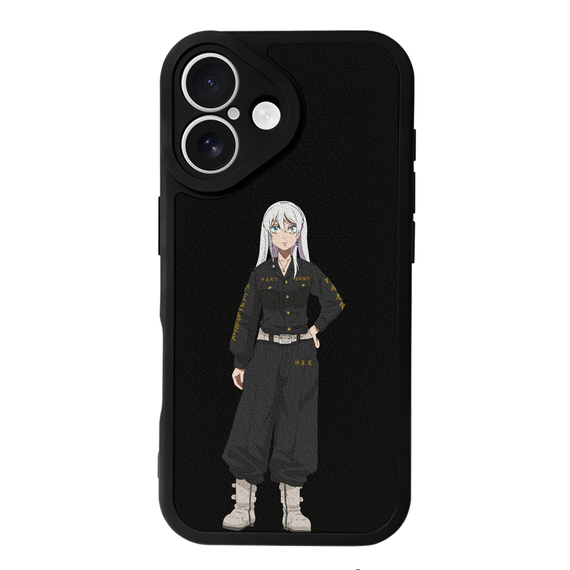 （画像用） 東京リベンジャーズ Tokyo Revengers 【iPhone 16シリーズ対応】シリコンスマホケース（レザー調） 材質：シリコン